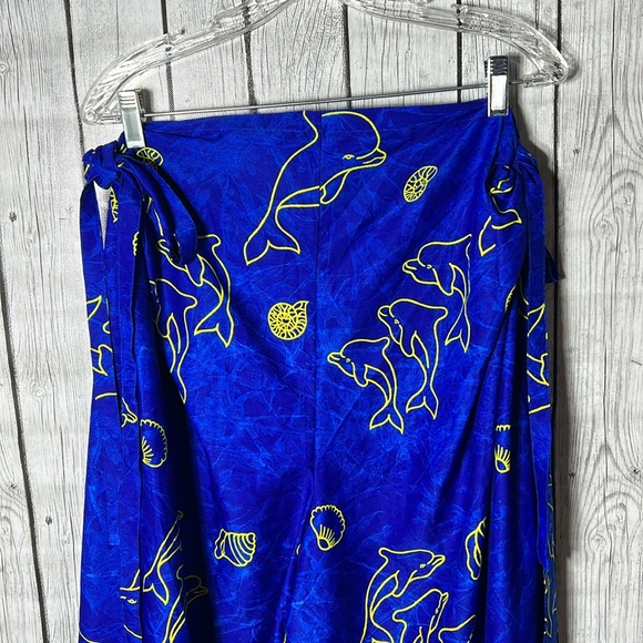 Rima beachwear 2-pc dolphin print pants and top set size large - Picture 3 of 16